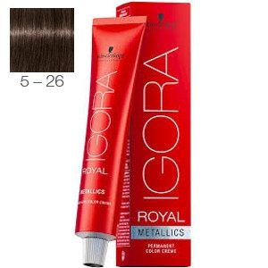 Tinte Igora Royal Metallics 5 26 Castano Claro Mate Marron 60ml Productos De Peluqueria Y Estetica