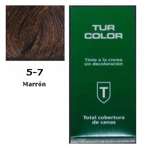 Tinte Tur 5-7 Marrón + Oxidante Regalo